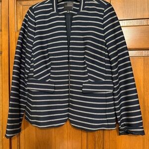 Navy Striped Jacket